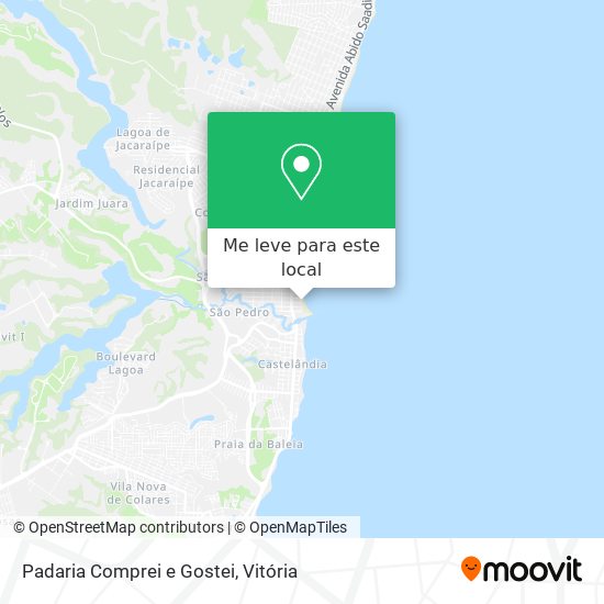 Padaria Comprei e Gostei mapa