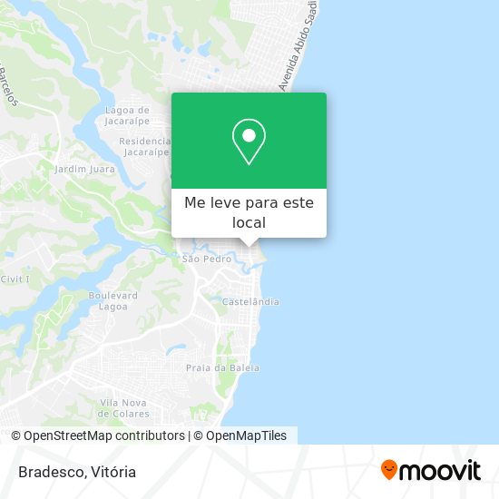 Bradesco mapa