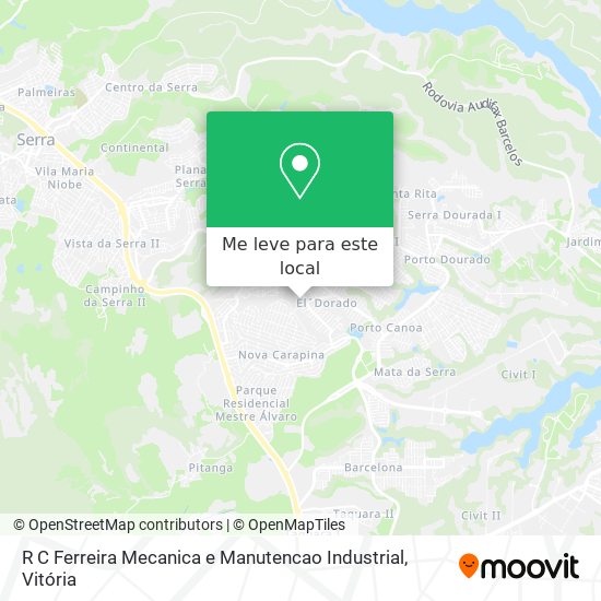 R C Ferreira Mecanica e Manutencao Industrial mapa