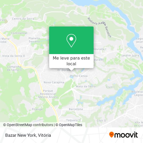 Bazar New York mapa