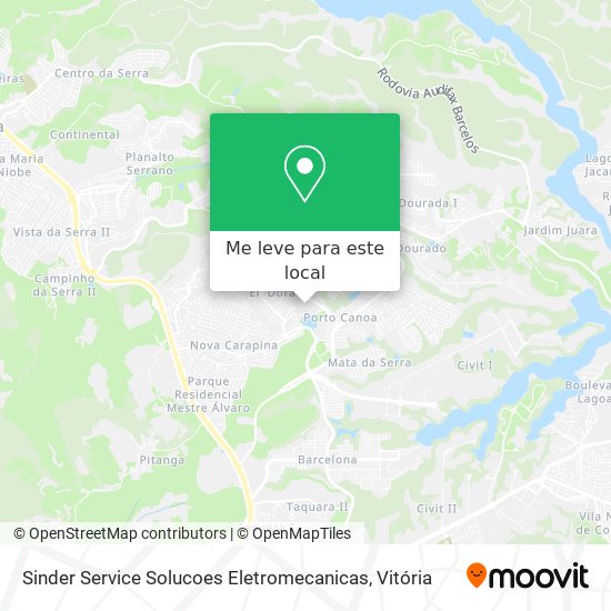 Sinder Service Solucoes Eletromecanicas mapa