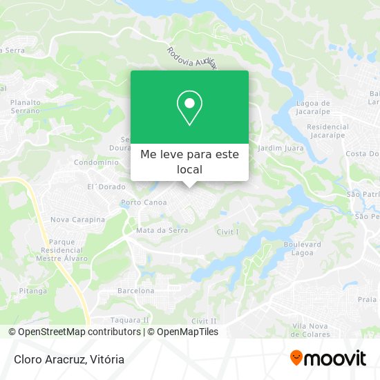 Cloro Aracruz mapa