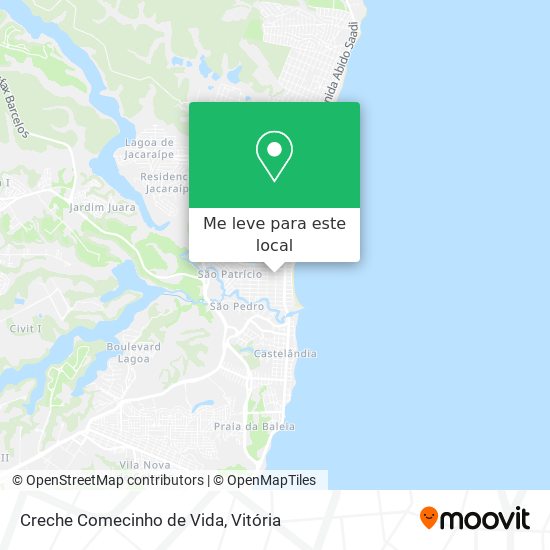 Creche Comecinho de Vida mapa
