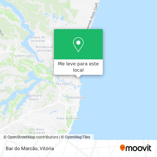 Bar do Marcão mapa