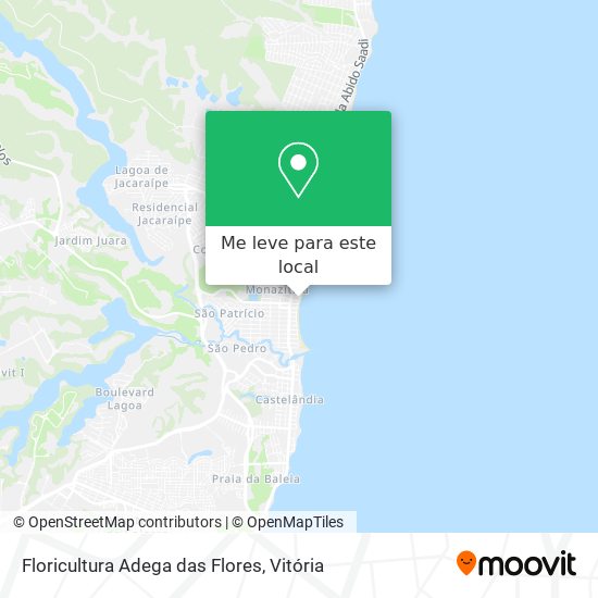 Floricultura Adega das Flores mapa