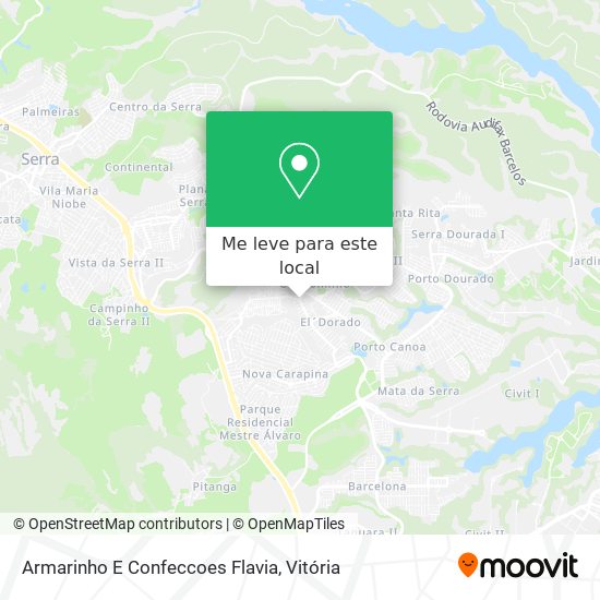Armarinho E Confeccoes Flavia mapa