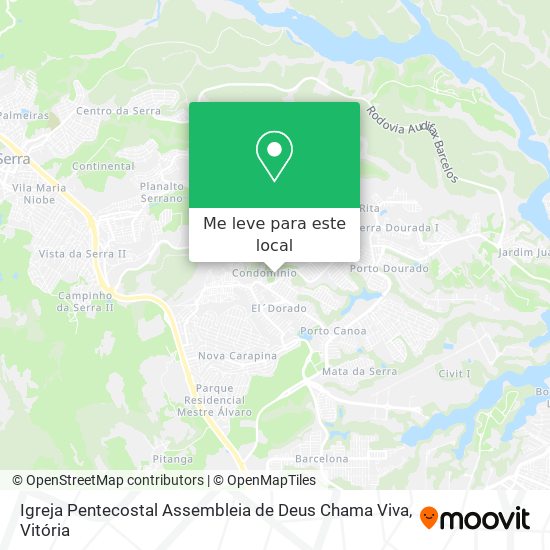 Igreja Pentecostal Assembleia de Deus Chama Viva mapa
