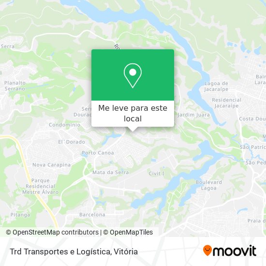 Trd Transportes e Logística mapa