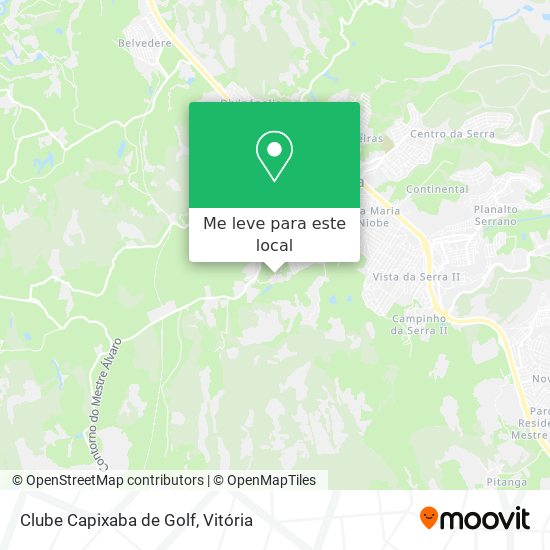 Clube Capixaba de Golf mapa
