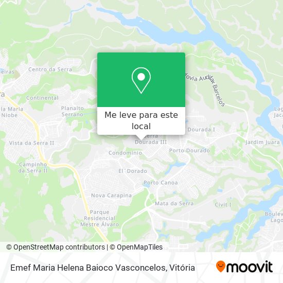 Emef Maria Helena Baioco Vasconcelos mapa