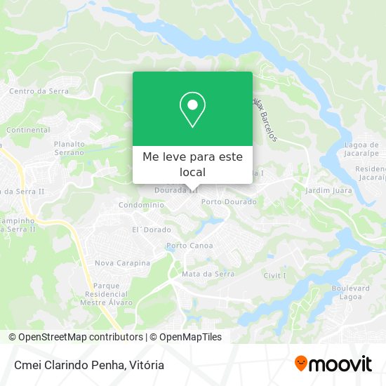 Cmei Clarindo Penha mapa