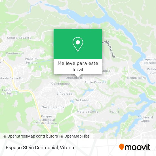 Espaço Stein Cerimonial mapa