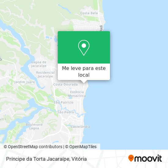 Príncipe da Torta Jacaraípe mapa