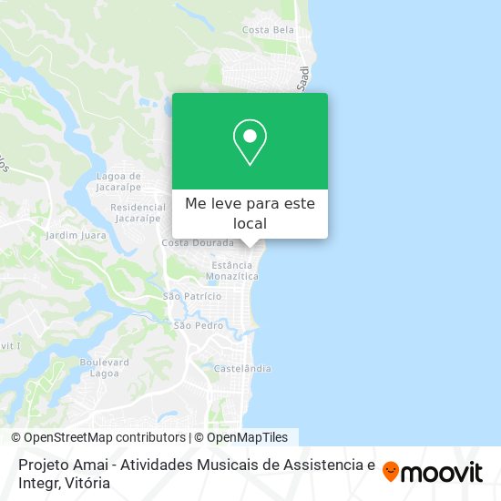 Projeto Amai - Atividades Musicais de Assistencia e Integr mapa