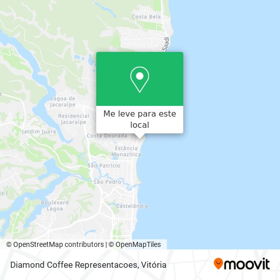 Diamond Coffee Representacoes mapa