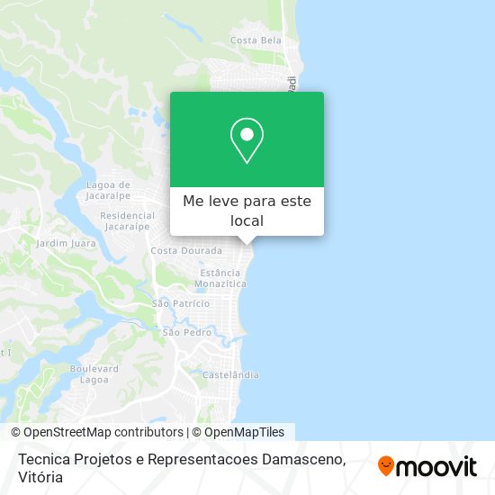 Tecnica Projetos e Representacoes Damasceno mapa