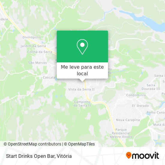 Start Drinks Open Bar mapa