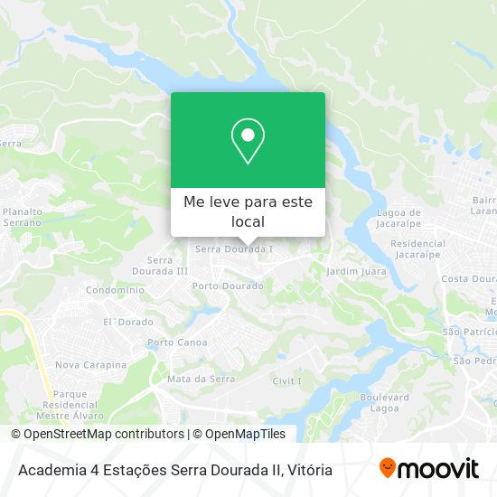 Academia 4 Estações Serra Dourada II mapa
