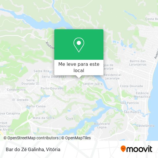 Bar do Zé Galinha mapa
