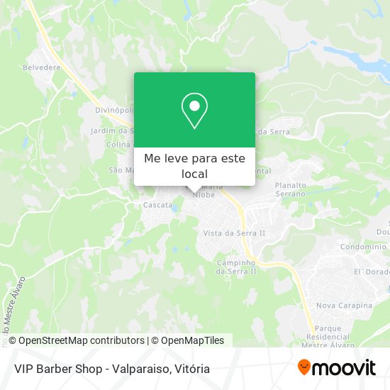VIP Barber Shop - Valparaiso mapa