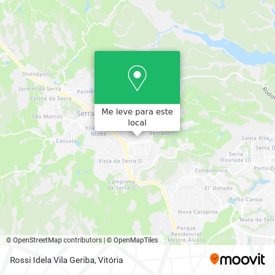 Rossi Idela Vila Geriba mapa