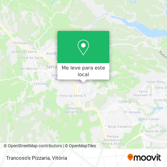 Trancoso's Pizzaria mapa