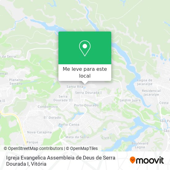 Igreja Evangelica Assembleia de Deus de Serra Dourada I mapa