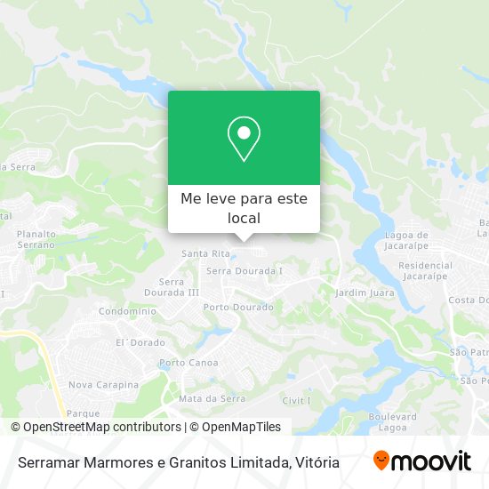 Serramar Marmores e Granitos Limitada mapa