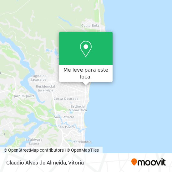 Cláudio Alves de Almeida mapa