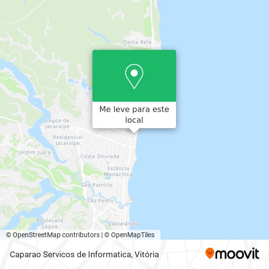 Caparao Servicos de Informatica mapa