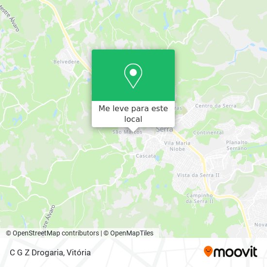 C G Z Drogaria mapa