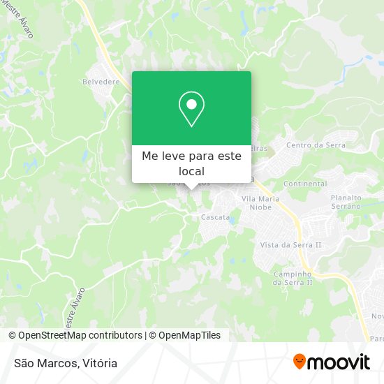 São Marcos mapa