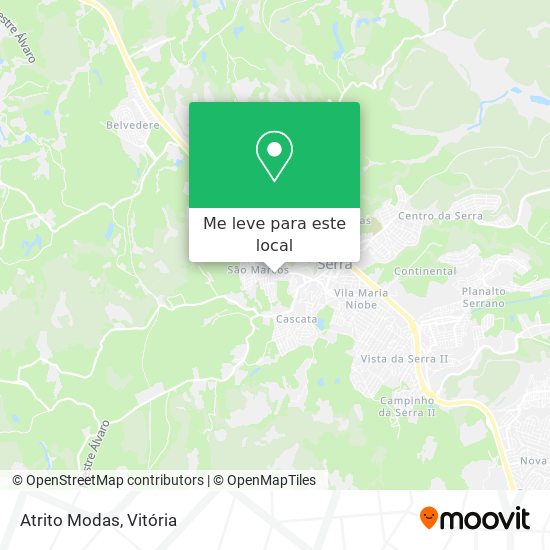 Atrito Modas mapa