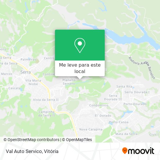 Val Auto Servico mapa