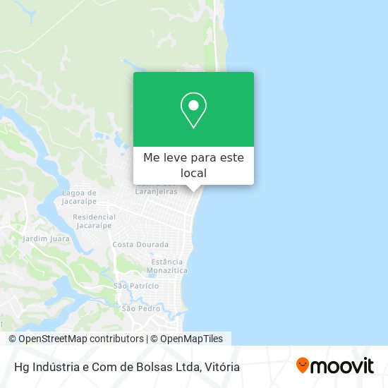 Hg Indústria e Com de Bolsas Ltda mapa