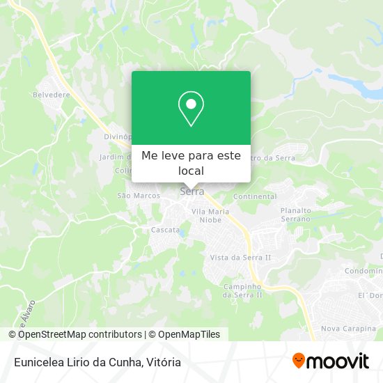 Eunicelea Lirio da Cunha mapa