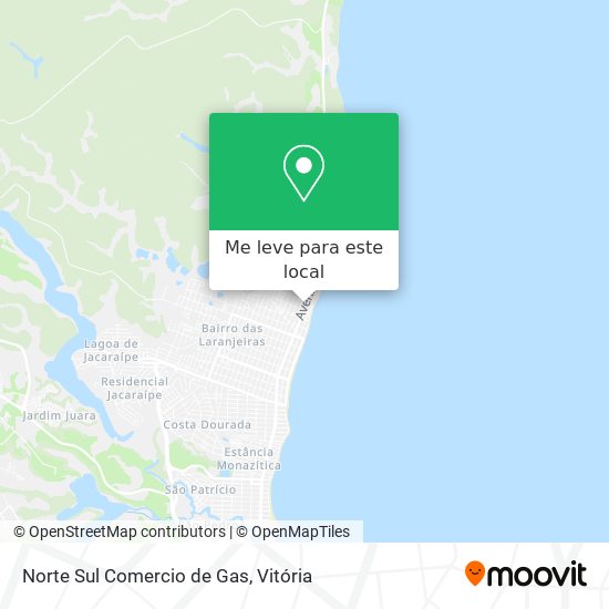 Norte Sul Comercio de Gas mapa