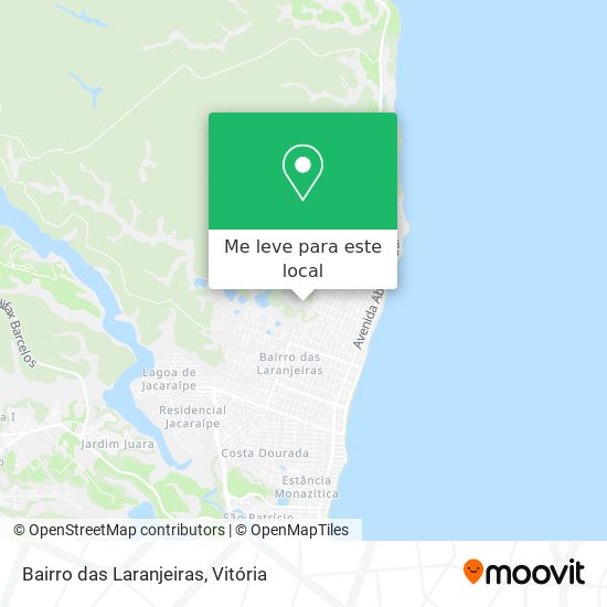 Bairro das Laranjeiras mapa