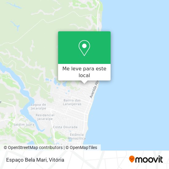 Espaço Bela Mari mapa