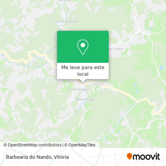 Barbearia do Nando mapa