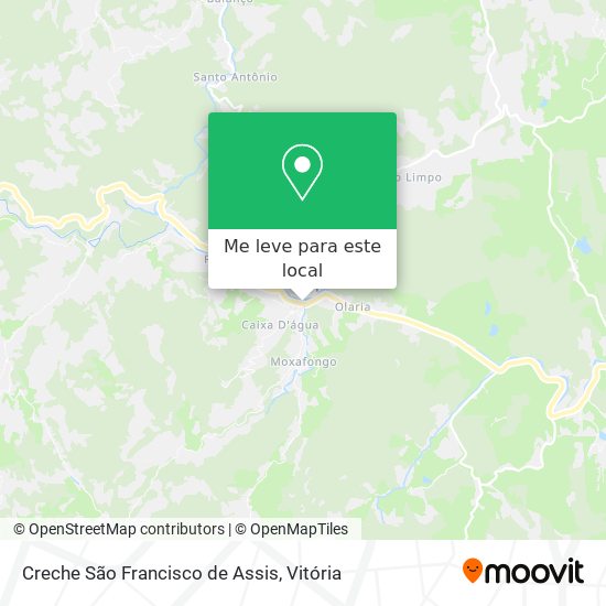 Creche São Francisco de Assis mapa