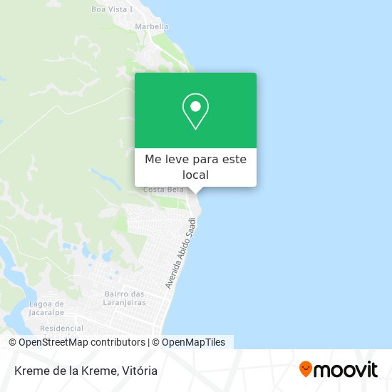 Kreme de la Kreme mapa