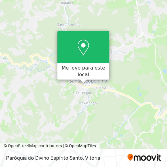 Paróquia do Divino Espírito Santo mapa