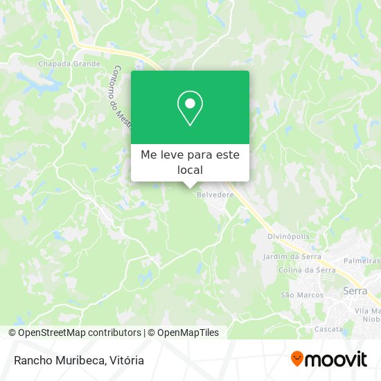 Rancho Muribeca mapa