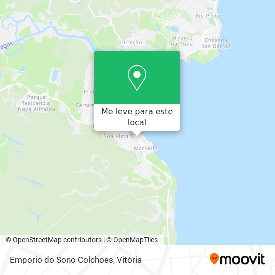 Emporio do Sono Colchoes mapa