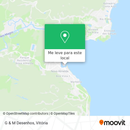G & M Desenhos mapa