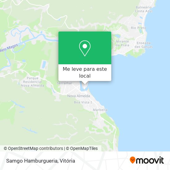 Samgo Hamburgueria mapa