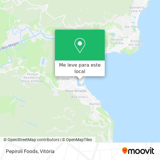 Pepiroli Foods mapa