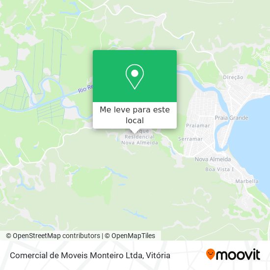 Comercial de Moveis Monteiro Ltda mapa