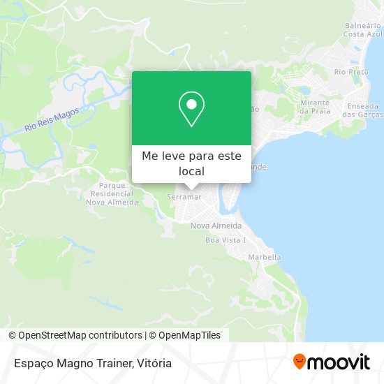 Espaço Magno Trainer mapa